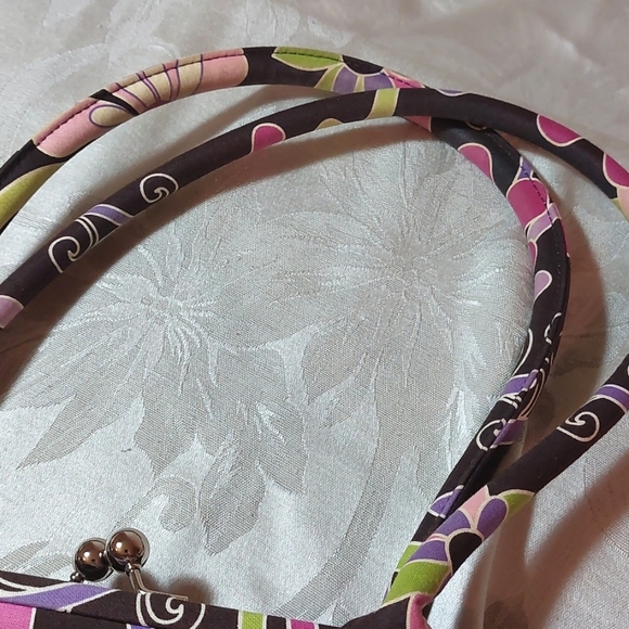 Vera Bradley 'Alice Loves Me' Kiss-Lock Purse in "Purple Punch" - Picture 9 of 11